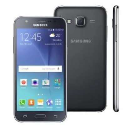 Smartphone Samsung Galaxy J5 Duos Preto com Dual chip