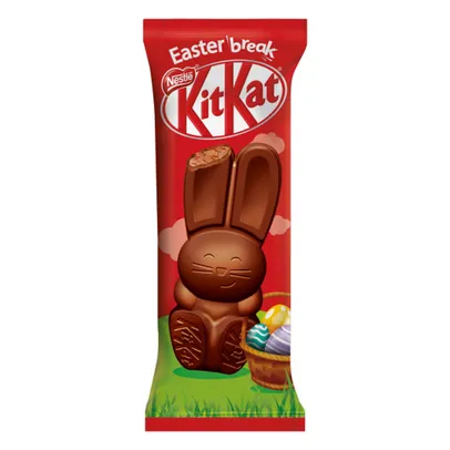 [APP/AME R$ 6,96/Leve 6] Coelho pascoa chocolate kitkat 29G nestle