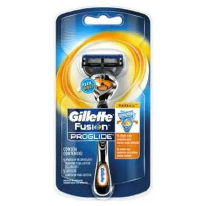Saindo por R$ 14,16: Aparelho de Barbear Gillette Fusion Proglide com Tecnologia Flexball - 1 Unidade | Pelando