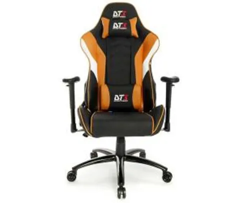 Cadeira Gamer DT3 Sports Elise | Preta com Laranja - R$729