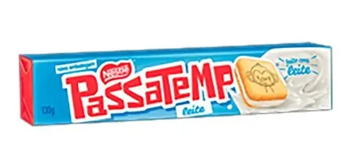 Biscoito Nestlé Passatempo Recheado De Leite Pacote 130g