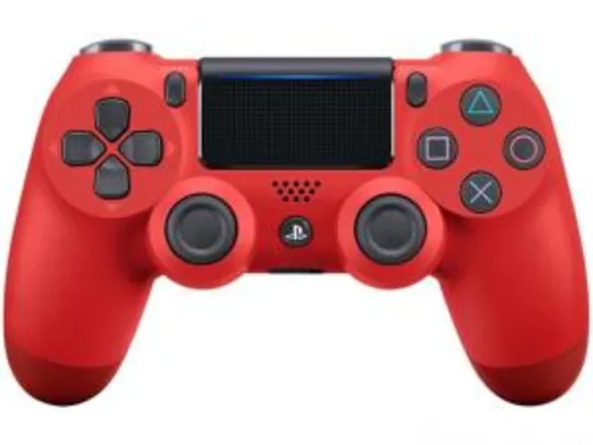 Controle Dualshock 4 PS4 CUH-ZCT2U - Vermelho - R$ 198
