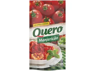 [CLIENTE OURO + APP + LEVE 3 PAGUE 2] Molho de tomate manjericão Quero 340g | R$ 0,95