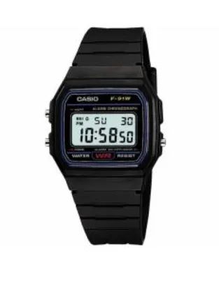 Relógio Masculino Casio Digital ESPORTIVO F-91W-1DG
R$ 54,00