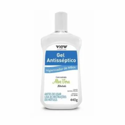 Gel Antisséptico View Com Aloe Vera 440g | R$4