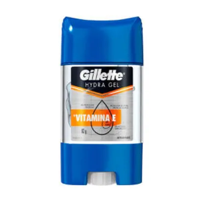 2 Desodorantes Antitranspirante Gillette Hydra Gel Vitamina E 82g | R$ 32