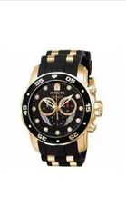 Relógio Invicta Pro Diver Dourado Masculino - 6981 - R$521