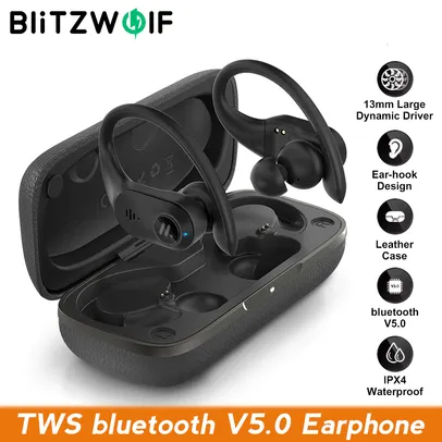 Saindo por R$ 214: BlitzWolf BW-FYE10 TWS Earbuds bluetooth 5.0 | R$ 214 | Pelando