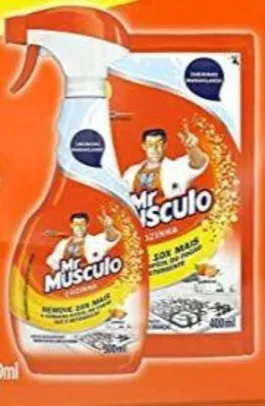 [Recorrência] Mr Músculo Cozinha Total Pack Gatilho 500ml + Refil 400ml | R$ 10