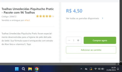 Imagen na descrição da promoção