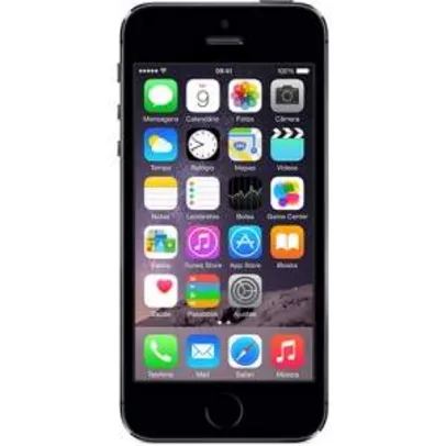 [Submarino] iPhone 5S 16GB Cinza Espacial Desbloqueado IOS 8 4G Wi-Fi Câmera de 8MP - Apple R$1.714,14 no Boleto, use o cupom: SUPERCOMBO