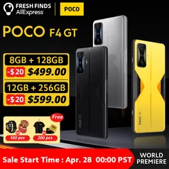 Smartphone Poco F4 GT Snapdragen 8 Gen 1 8GB/128GB