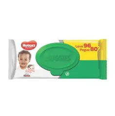 [PRIME] Toalha Umedecida Huggies Max Clean, 96 Toalhas - R$12