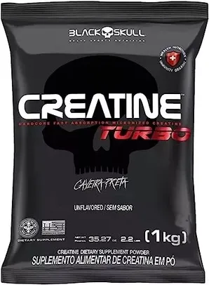 Creatina Turbo 500g Black Skull 