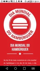 Dia Mundial do Hambúrguer  e Batata frita | (Combos a partir de R$10)