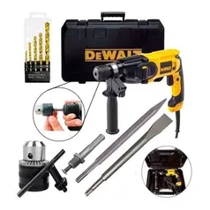 [APP] Martelete Perfurador Rompedor 800w Sds Dewalt D25133k + KIT 