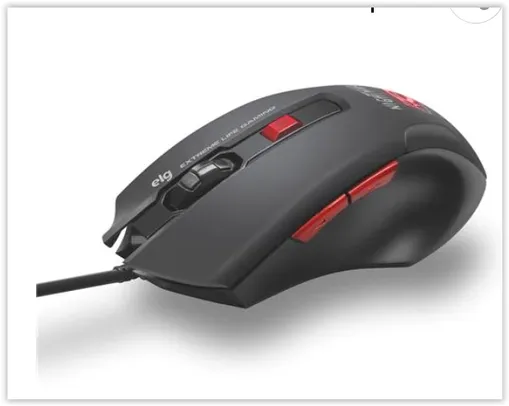 Mouse Gamer ELG Nightmare 4000 Dpi - Preto | R$ 56