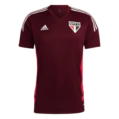 Camisa Treino São Paulo FC Condivo 22-Vermelho Adidas