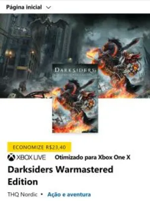 Darksiders Warmastered Edition [Xbox One] | R$ 16