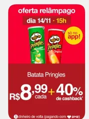 (APP/AME R$5,40 / SC AME R$4,30) Batata Pringles