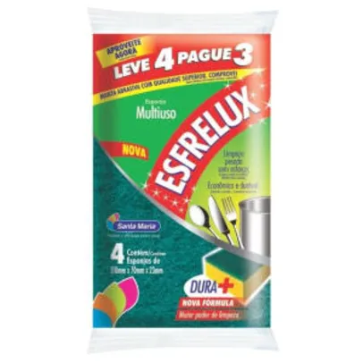 Esponja Esfrelux - Leve 4 Pague 3 | R$ 2,50