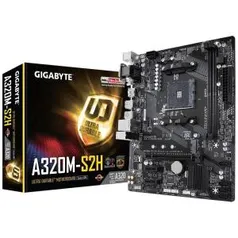 Placa mãe Gigabyte AM4 - GA-A320M-S2H - R$370