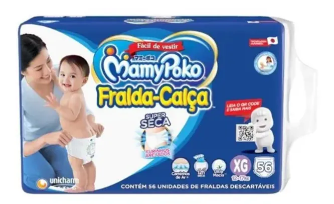 Fralda Calça Mamypoko Super Xg  C/56