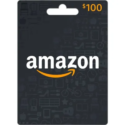 Amazon - Gift Card US$100 ( Dólares americanos )