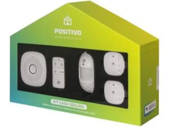 [App] Kit Casa Segura Positivo Smart Home - Controle por Smartphone - R$270