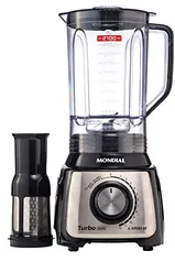 [PRIME] Liquidificador Mondial Turbo Black L-1200 BI LIQUIDIFICADOR-127V-PRETO/INOX