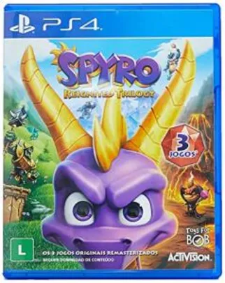 [PS4] Spyro Reignited Trilogy (1Midia + 2digitais) | R$70