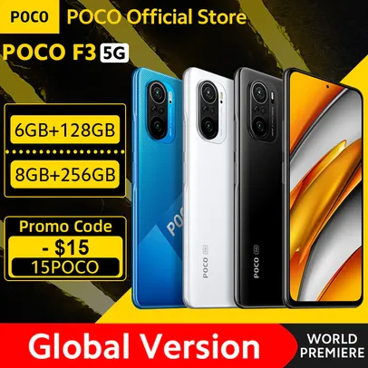 Smartphone POCO F3 6/128GB | R$1.856