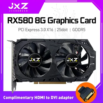 [Contas Novas] Placa de Vídeo AMD RX 580 8GB JXZ