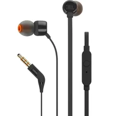 Fone de Ouvido Intra Auricular JBL T110 Preto - JBLT110BLK - R$47,40 à vista