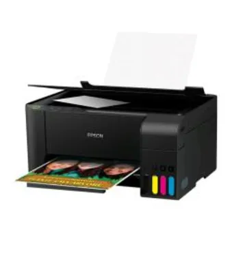 Impressora multifuncional Epson EcoTank L3110 - Tanque de tinta colorida USB | R$888