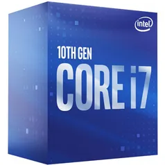 Processador Intel Core i7 10700K, 3.80GHz (5.10GHz Turbo), 10ª Geração, 8-Cores 16-Threads, LGA 1200, BX8070110700K | R$1.819