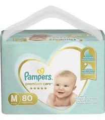 [Leve 3] Fraldas Pampers Premium Care M 80 u