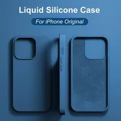 Capa de silicone líquido para iPhone