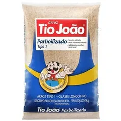 Arroz Tio João Parboilizado Tipo 1 Pacote 1kg | R$ 4,49