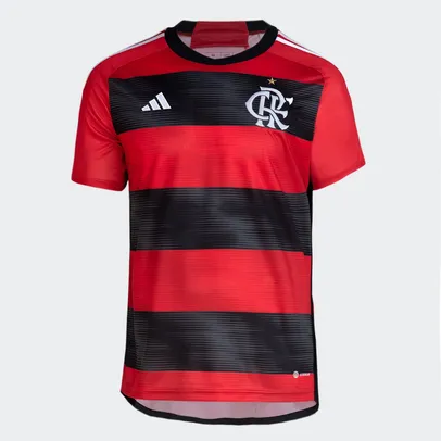Saindo por R$ 159,99: Camisa Flamengo I 23/24 s/n° Torcedor Adidas Masculina | Pelando