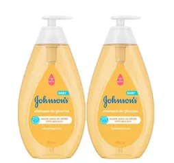 Kit com 2 Shampoos Johnson's Baby Regular 750ml