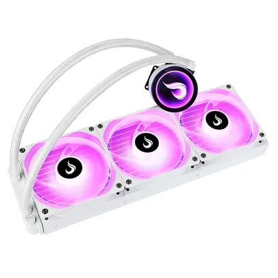 [APP] Water Cooler Rise Mode Frost, RGB, 360mm, Branco - RM-WCF-04-RGB