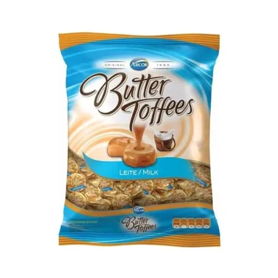 Bala Butter Toffees Leite Arcor Pacote 500g