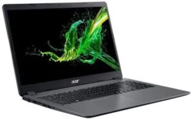 Notebook Acer Aspire 3 A315-54K-31E8 Intel Core I3 4GB RAM 1TB HD 15,6 | R$2667