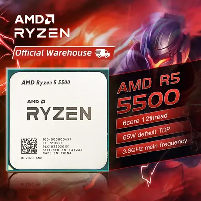 Processador Ryzen 5 5500 Novo