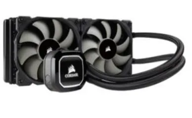 Water Cooler Corsair H100X Hydro Series, 120mm, LED Branco | R$750