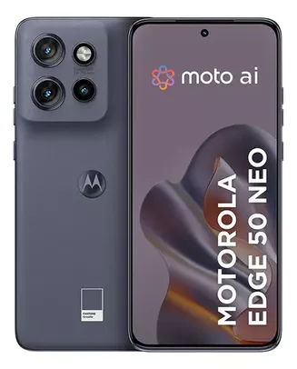 Smartphone Motorola Edge 50 Neo 5g - 256gb 16gb Ram Boost 50mp Sony Camera Moto Ai Ip68 Nfc - Grisaille