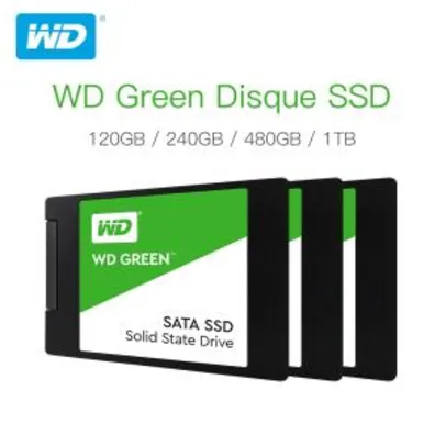 [Novos usuários] SSD Western Digital 120GB | R$135