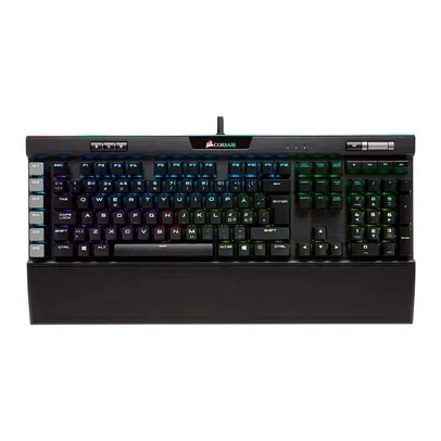 Teclado Mecânico k95 Corsair_Switch Cherry Speed_ARGB_Teclas programáveis 