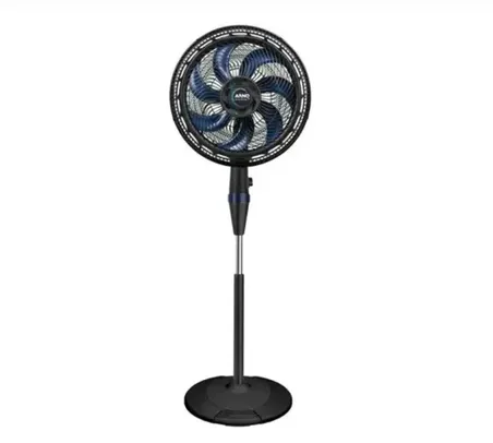 Ventilador de Coluna ArnoVE7C X-treme 40CM 7 Pás Preto e Azul 127V